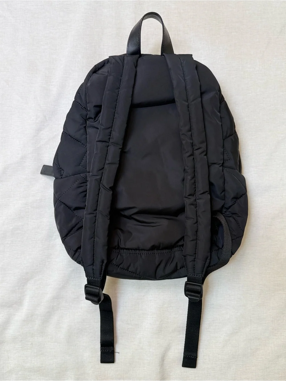 Marc Jacobs Black Quilted Nylon Mini Backpack Gold Hardware NWOT